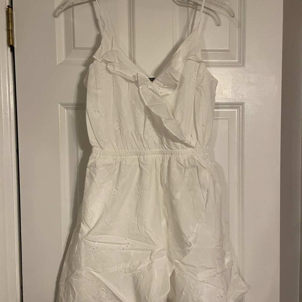 White Spaghetti Strap Dress